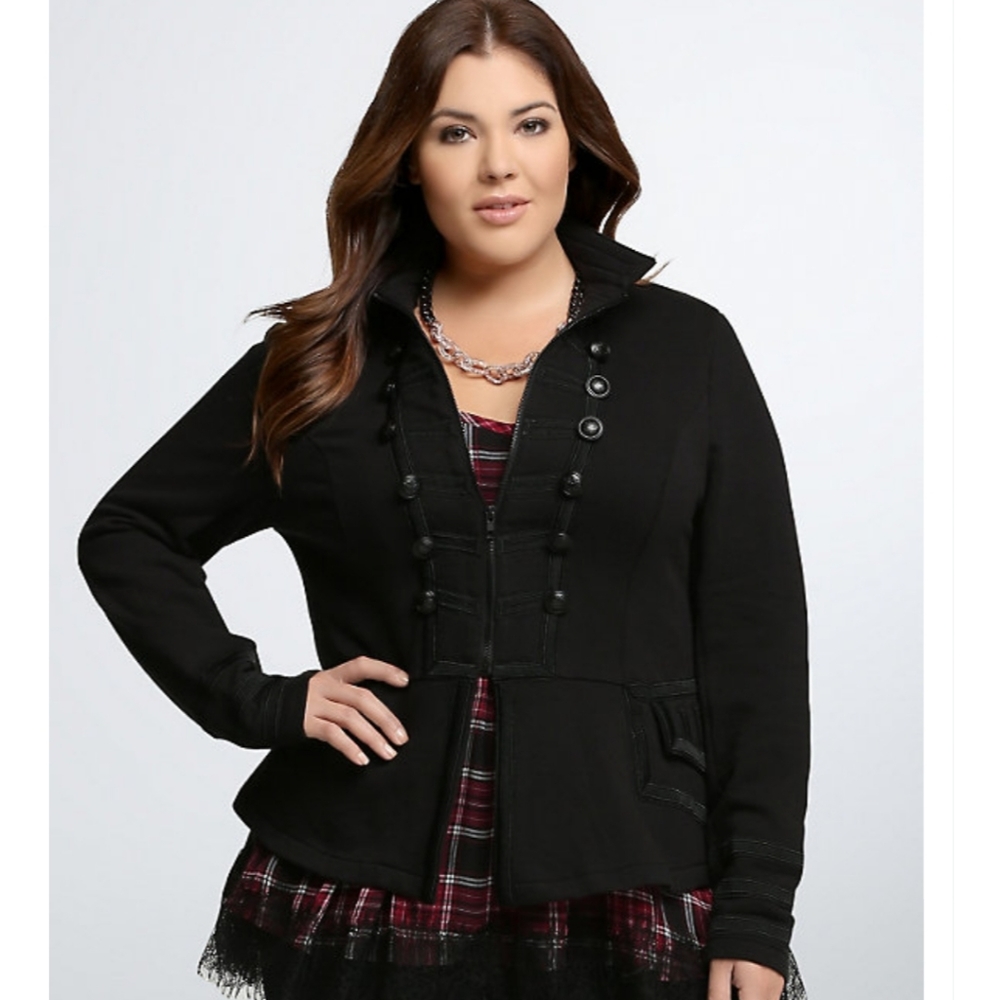 Torrid military jacket